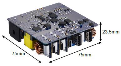 200W (2A+3C) PD GaN Դ